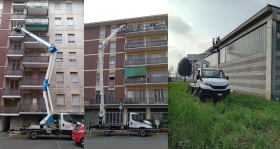Lavorazioni in quota con piattaforme aeree e noleggio operatore - EDIL FALGARI CORRADO S.R.L.